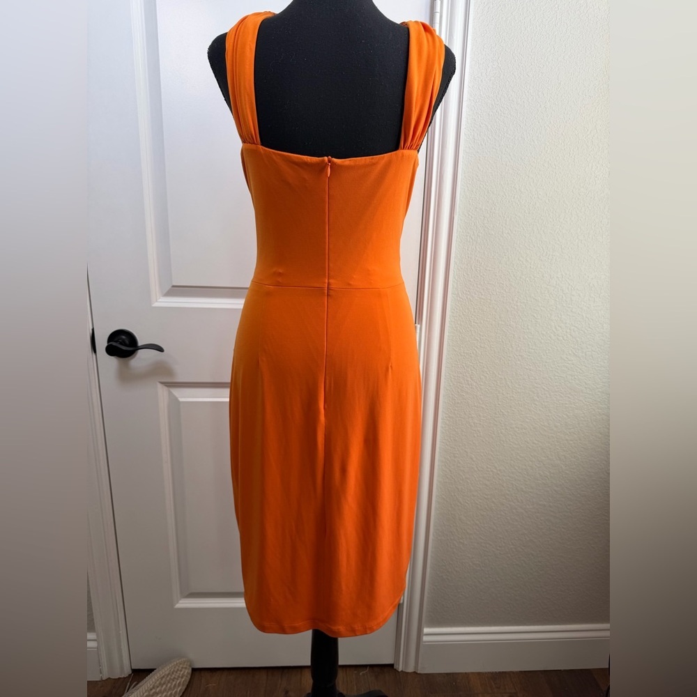 David Meister Strapless Orange Dress - Picture 5 of 6